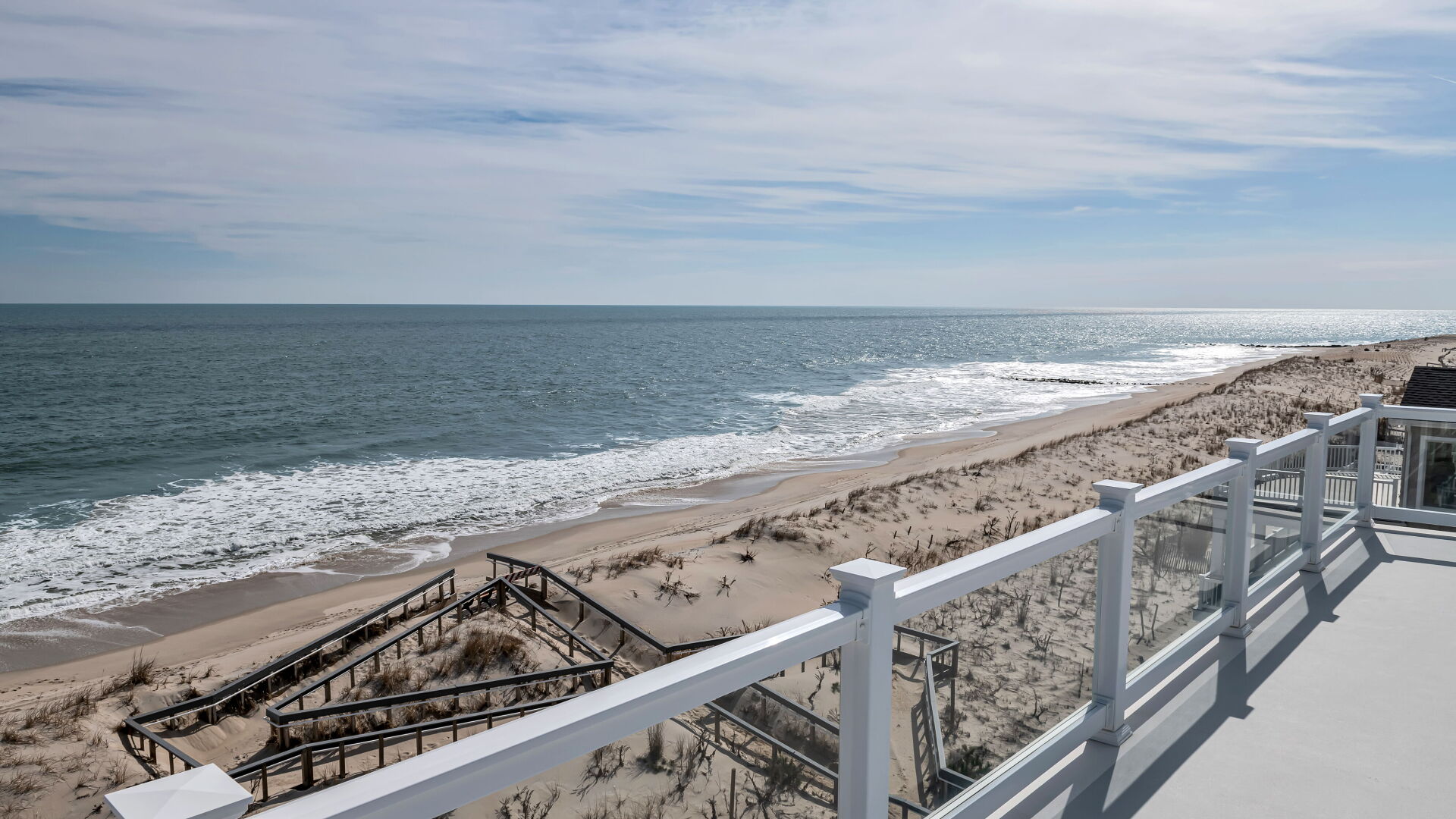 rooftop lounge bay view